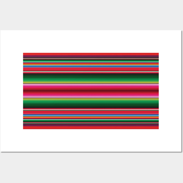 Serape Zarape Sarape - Mexicano Chapin y Latino Wall Art by Estudio3e